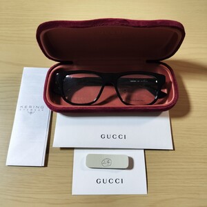 グッチ（GUCCI）24シェリーラインメガネ、眼鏡、メガネフレーム、新品　未使用　箱付き（メガネケース）