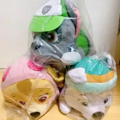 パウパトロール　BIGぬいぐるみ　スカイ　エベレスト　ロッキー　3点セット