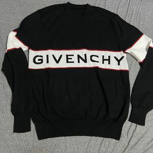 美中古 givenchy ニット　薄手　 ブラック　ジバンシィ　 セーター　 黒