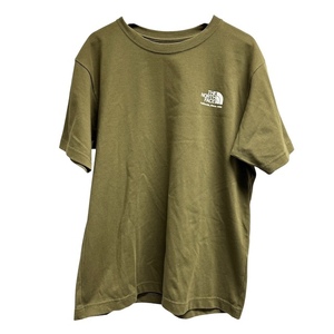 ザノースフェイス THE NORTH FACE 半袖Tシャツ トップス NT32159 ロゴプリント カーキ M レディース