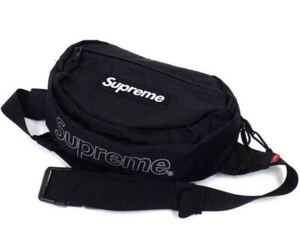 No.32☆超激レア☆SUPREME シュプリーム Waist Bag シュプリーム ウエストバッグ 黒 ブラック 