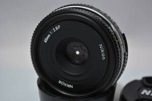 【極上品】 Nikon AI 45 F2.8P ブラック　#3579