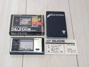 即決LCD 極美品 大地震 動作確認済 箱説明書専用ケース完品 バンダイゲームデジタルシリーズ 電子ゲーム LSI GD ゲームウォッチ