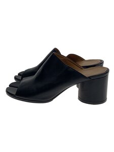 Maison Margiela◆タビ/ヒールサンダル/35/BLK/レザー