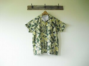 Beach Shirts/Leaf（WAREHOUSE）ウエアハウス　ビーチシャツ　コットン・パイル地　＠在庫（S , M ）　希少　絶版品　デッドストック　新品