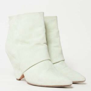 美品 Maison Martin Margiela スウェード ブーティ ミント 39