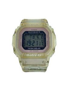 CASIO◆ソーラー腕時計・Baby-G/デジタル/GRY/CLR