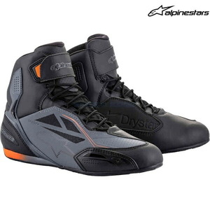 在庫あり alpinestars アルパインスターズ シューズ FASTER-3 DRYSTAR SHOE カラー:BLACK COOL GRAY ORANGE FLUO(124) サイズ:10.5/28.0cm