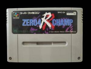 YKM605 スーパーファミコンソフト ZERO4 CHAMP RR SHVC-04 マルチプレイヤー5対応 1994年 外箱なし コンパクト便