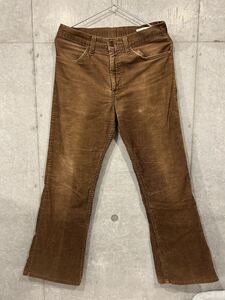 激レア 初期タグ 646 コーデュロイパンツ リーバイス N.HOOLYWOOD Nハリウッド w30 ブラウン 茶 42talon LEVI’S エヌハリウッド 送料無料