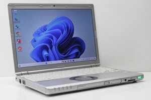 1円スタート ノートパソコン Windows11 Panasonic レッツノート CF-SZ6 DVDマルチ 第7世代 Core i5 SSD256GB メモリ8GB WPS office搭載