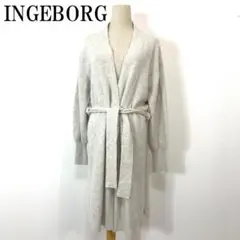 INGEBORG インゲボルグ ガウンカーディガン ホワイト系 3 B8420