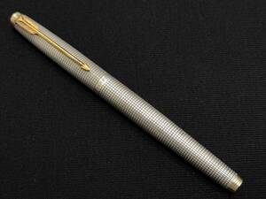 ※59752 PARKER 万年筆 ペン先14K スターリングシルバー Sv925 高級筆記具 個人保管 