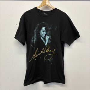 I222-K61-531 MARIAH CAREY マライアキャリー Tシャツ 半袖 ヴィンテージ Lサイズ ブラック 身丈約70cm 肩幅約45cm 身幅約50cm 袖丈約21cm