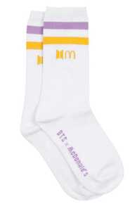 BTS 防弾少年団 FC公式グッズ [BTSxMcD] LOGO ICON SOCKS (パープル) 靴下 ソックス