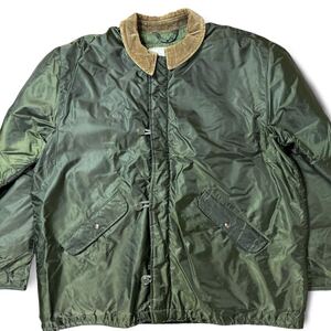 ★ALPHA INDUSTRIES★XL DLA 100 88 カーキ エクストリームコールドウェザーデッキジャケット フライトジャケット　ミリタリー　Ａ-1