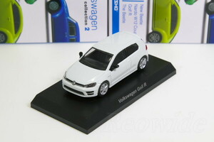 京商 1/64 フォルクスワーゲン ゴルフ R ホワイト フォルクスワーゲン ミニカーコレクション2 1/64 Volkswagen Golf R white