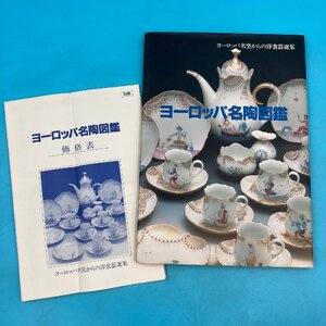 【13839P110】ヨーロッパ名陶図鑑 ヨーロッパ名窯からの洋食器選集 別冊 価格表付き ロイヤルコペンハーゲン ジノリ 本 書籍 古本 資料