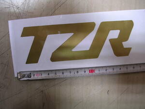 ヤマハ　TZR250　3MA　TZRステッカー　金　1KT