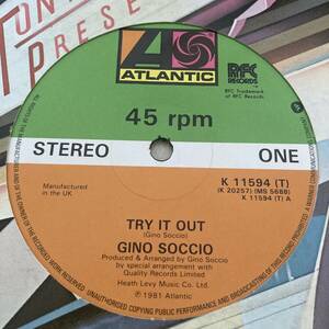 Gino Soccio - Try It Out 12 INCH