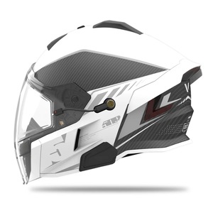 2025 509 スノーモービル スピーカー内蔵 カーボン ヘルメット DELTA V CARBON COMMANDER HELMET FIDLOCK 白 STORMCHASER XL 新品未使用