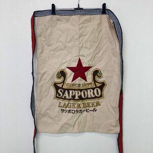 SAPPORO/サッポロ 腰巻エプロン 居酒屋 LAGER BEER ベージュ F