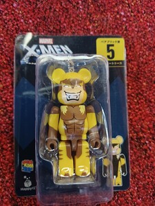 未使用◆ BE@RBRICK X-MEN MARVEL フィギュア 5 セイバートゥースMARVEL ◆Happyくじ