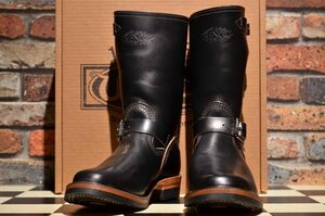 ★☆ Wesco ウエスコ MISTER LOU（ミスタールー） 7600 7.5E ホースハイド ブラック 馬革 黒 10インチ丈 エンジニアブーツ ☆★