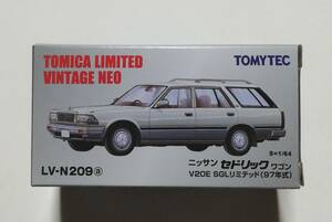 即決！ トミカ リミテッド ヴィンテージ ネオ LV-N209a ニッサン セドリック ワゴン V20E SGL リミテッド 97年式 (白/銀) 新品・未使用品