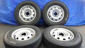 【宮城 塩釜発】中古 冬タイヤ・社外ホイールセット 4本 145/80R12 ダンロップ WINTERMAXX SV01 2022年製 8～9分山 ※個人宛発送不可