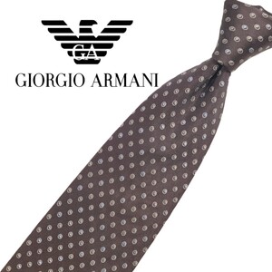 635/ 美品 GIORGIO ARMANI ジョルジオアルマーニ 中古 ネクタイ ネコポス可