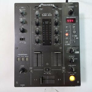 Q10784【発送可!】 Pioneer DJM-400 パイオニア DJミキサー　A0000164