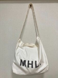 MHL マーガレットハウエル キャンバスショルダーバッグ 良品