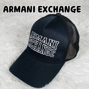 新品未使用 Armani Exchange アルマーニエクスチェンジ AX ロゴ スナップバック キャップ 帽子 ブラック 954047 9a009