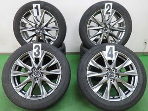 4本 マツダ CX-5 CX-8 純正 19インチ 7J +45 5H PCD 114.3 ラジアル 輸入 ZEETEX HP3000 vfm 2023年 225/55R19 Lパッケージ XD ハイグロス