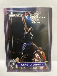 NBAカード　クリス・ウェバー　CHRIS WEBBER FLEER SKYBOX IMPACT’99-‘00【キングス時代】