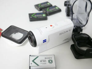 SONY FDR-X3000　デジタルビデオカメラ アクションカム 4K+空間光学ブレ補正搭載モデル　中古