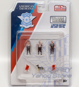 アメリカン ジオラマ 1/64 フィギア インドネシア ポリス セット American Diorama Figures Indonesia Police Mijo限定 AD-76460MJ