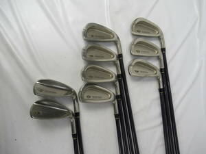 ★MIZUNO ミズノ TOUR BIG FORGED CAVITY アイアン #3-#9.S.F 9本セット 純正カーボンシャフト C224★レア★激安★中古★