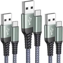 3本セット USB-A & USB-Cケーブル　1m 1m 2m