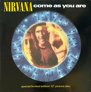 NIRVANA ニルヴァーナ Come As You Are 貴重 92年 ドイツ限定Geffenレーベル ピクチャーvinyl