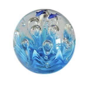 クリスタルオーシャンバブルボールガラス玉 クリスタル インテリア オーナメント オブジェ 置物 小物 装飾 工芸品 綺麗 ガラス