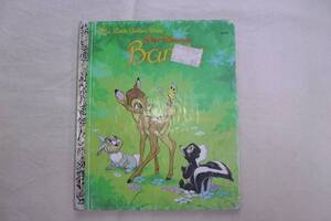 アメリカビンテージ子供絵本 ディズニー Bambi バンビ