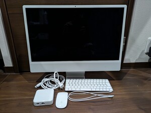 Apple iMac 24-inch M1 2021年モデル 使用頻度少 良品 8ギガ 512GB SSD