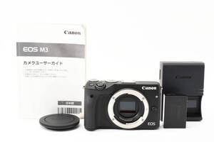 【極上品】 CANON EOS M3 ボディ キャノン ミラーレス一眼カメラ ブラック 【動作確認済み】 Ca-003