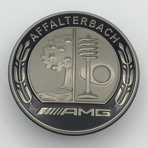 Mercedes-AMG 純正 部品 AMG ダーク・クローム アファルターバッハ・ロゴ・エンジン・フード・エンブレム (AFFALTERBACH 214)