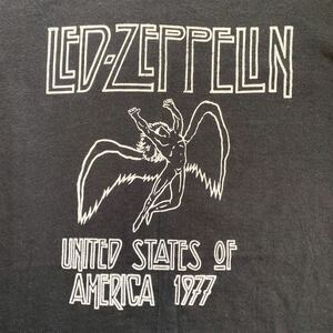 超レア！Dead Stock Vintage 70s LED ZEPPELIN レッド ツェッペリン Tシャツ ロックT バンドT ビンテージ USA製 Haners ヘインズ 