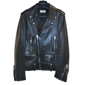 【中古】 Saint Laurent サンローラン クラシックモーターサイクルライダースレザージャケット 397290 24004394 AO