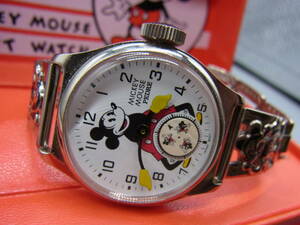 ★ミッキー・マウス腕時計(1933年-復刻)USA ペドル社 クォーツ電池式 Mickey Mouse インガソル