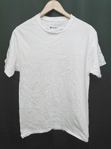 ◇ ⊂ Champion チャンピオン 無地 半袖 Tシャツ カットソー サイズM ホワイト メンズ P